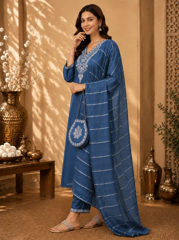 Women_Floral_Embroidered_Kurta_with_Trousers_&_Dupatta