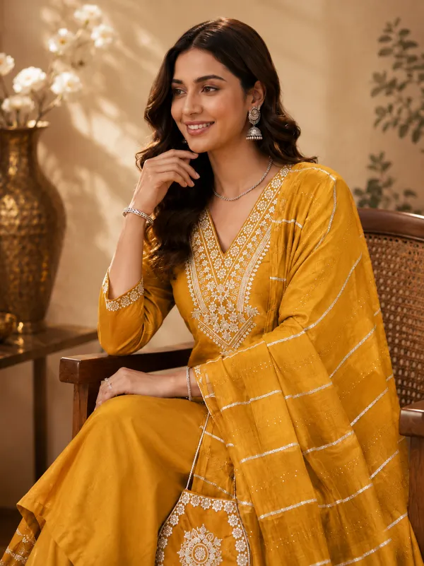 Women_Floral_Embroidered_Kurta_with_Trousers_&_Dupatta