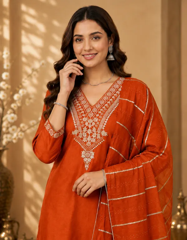 Women_Floral_Embroidered_Kurta_with_Trousers_&_Dupatta