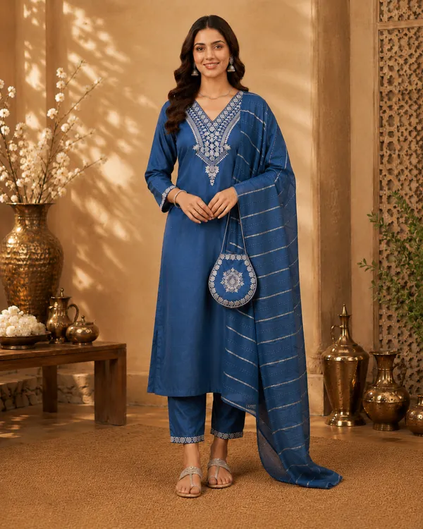 Women_Floral_Embroidered_Kurta_with_Trousers_&_Dupatta