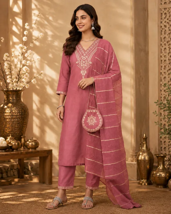 Women_Floral_Embroidered_Kurta_with_Trousers_&_Dupatta
