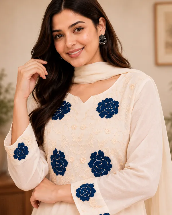 Women_Floral_Embroidered_Regular_Thread_Work_Kurta_with_Trousers_&_With_Dupatta