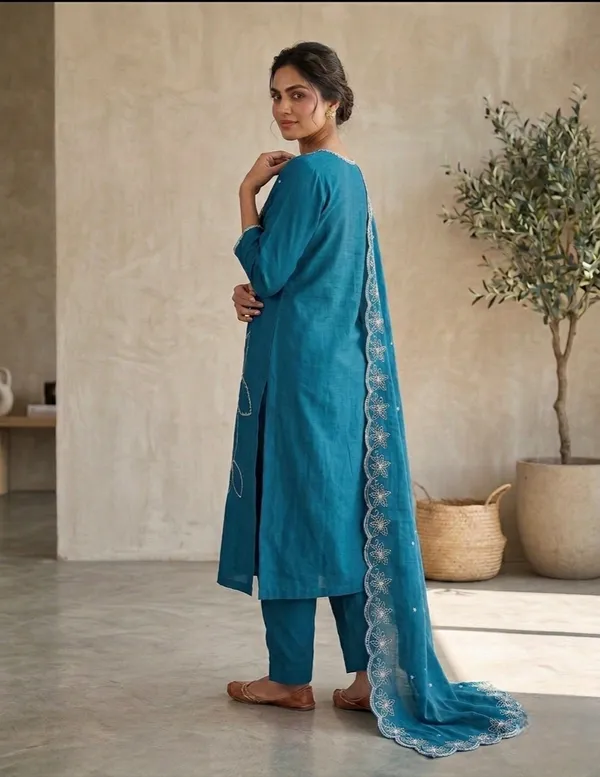 Women's_Rayon_Embroidered_Kurta_Pant_Co-Ord_Set_|_Ethnic_Collection