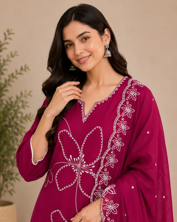 Women's_Rayon_Embroidered_Kurta_Pant_Co-Ord_Set_|_Ethnic_Collection