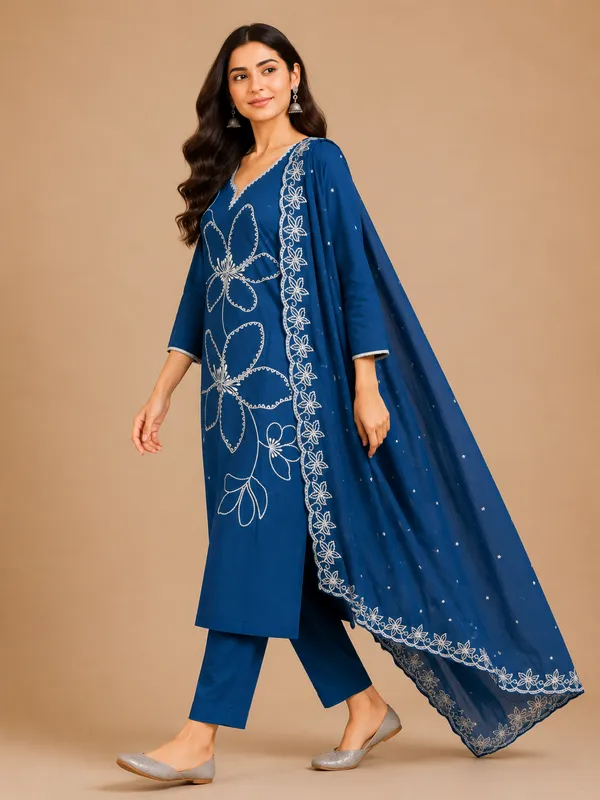 Women's_Rayon_Embroidered_Kurta_Pant_Co-Ord_Set_|_Ethnic_Collection