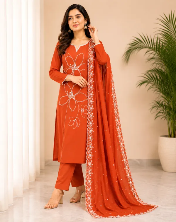 Women's_Rayon_Embroidered_Kurta_Pant_Co-Ord_Set_|_Ethnic_Collection