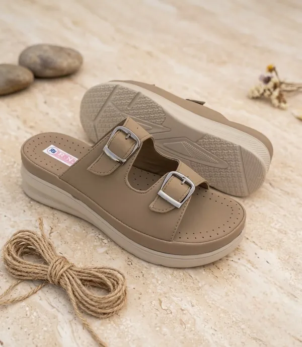 Beige_Synthetic_Dual_Buckle_Comfort_Wedge_Sandals_For_Women