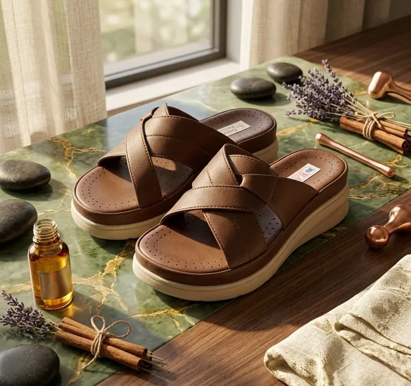 Brown_Synthetic_Leather_Cross_Strap_Wedge_Sandals_For_Women