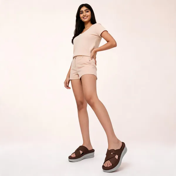Brown_Synthetic_Leather_Cross_Strap_Wedge_Sandals_For_Women