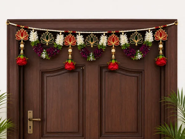 Artificial_Flower_Festive_Lotus_Motif_(_3_Feet_Toran_)