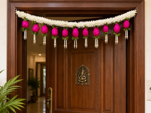 Floral_Festive_Pink_White_Toran_-_3_Feet_length