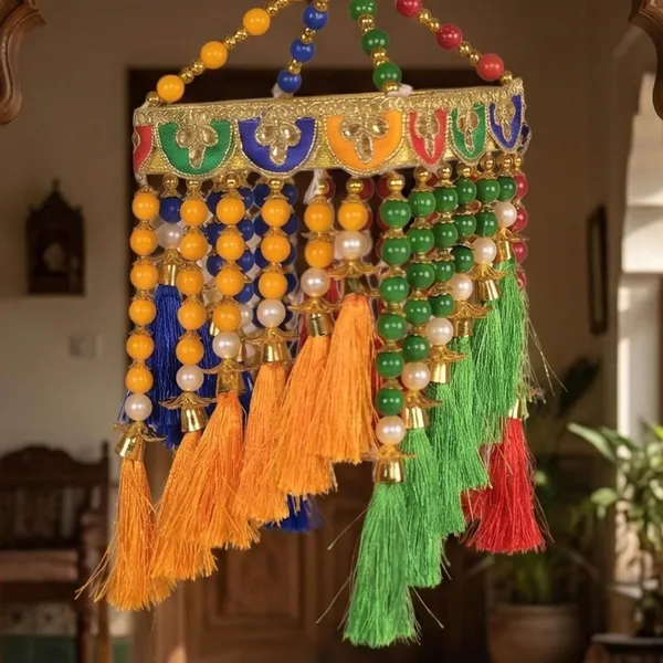 Handmade_Traditional_Colorful_Moti_Jhumar_Wall_Door_Hanging_Artisanal_Beaded_Toran_With_Center_Latkan_Design_Bandarwal_For_Home_Entrance_Festive_Decoration_Pooja_Room_Pack_Of_1_-_Pack_of_2