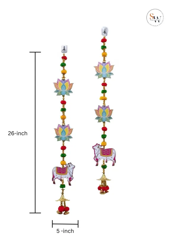 Lotus_And_Cow_Decorative_Latkan_Handmade_Traditional_Ethnic_Hanging_26_Inch_For_Door_Wall_And_Window_Decoration_For_Home_Festivals_Weddings_And_Housewarming_Decor_-_Pack_of_2