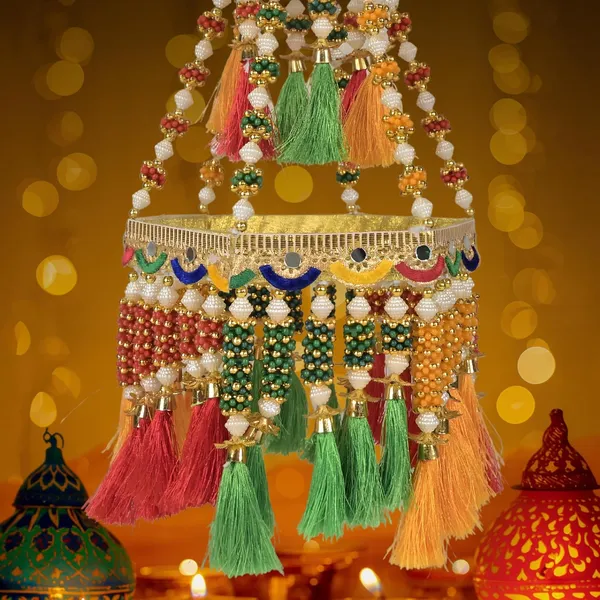 Handcrafted_Beads_Tassel_Hanging_Decoration_Traditional_Rajasthani_Style_Decorative_Hanging_For_Home_Temple_Door_Wall_Festive_Handmade_Toran_For_Diwali_Wedding_Pooja