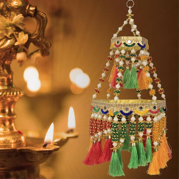 Handcrafted_Beads_Tassel_Hanging_Decoration_Traditional_Rajasthani_Style_Decorative_Hanging_For_Home_Temple_Door_Wall_Festive_Handmade_Toran_For_Diwali_Wedding_Pooja