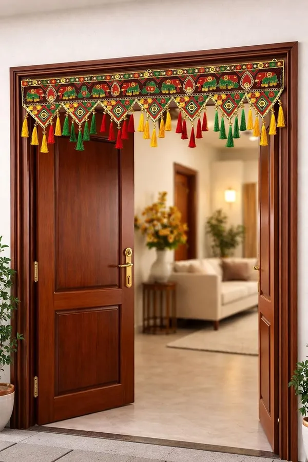 Traditional_Handmade_Door_Toran_Bandarwal_With_Tassels_Embroidered_Elephant_Design_Decorative_Hanging_For_Home_Entrance_Diwali_Wedding_Pooja_Festive_Decoration_36_Inch_-_Pack_of_2