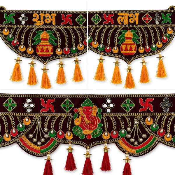 Traditional_Handmade_Shubh_Labh_Bandarwal_Toran_For_Door_Entrance_Decorative_Door_Hanging_With_Tassels_Ethnic_Embroidery_Festive_Home_Decor_For_Diwali_Pooja_Wedding_-_Pack_of_2