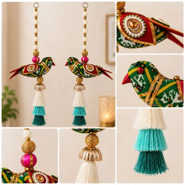 Premium_Quality_Fabric_Embroidered_Bird_Hanging_Decor_Pair_(15_inch_-_Height)