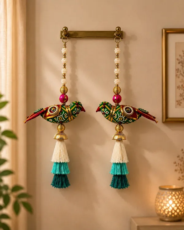 Premium_Quality_Fabric_Embroidered_Bird_Hanging_Decor_Pair_(15_inch_-_Height)