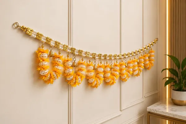 Yellow_Flower_&_Pearl_Beaded_Toran_|_Traditional_Handmade_Door_Hanging_&_Bandhanwar_for_Home_Entrance,_Pooja_&_Festive_Decor