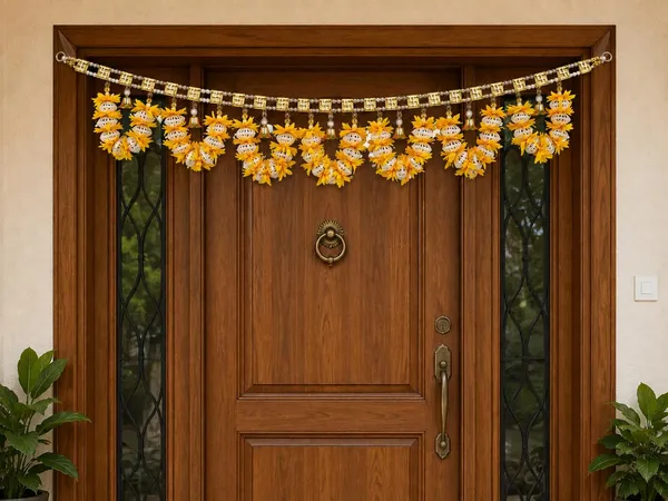 Yellow_Flower_&_Pearl_Beaded_Toran_|_Traditional_Handmade_Door_Hanging_&_Bandhanwar_for_Home_Entrance,_Pooja_&_Festive_Decor