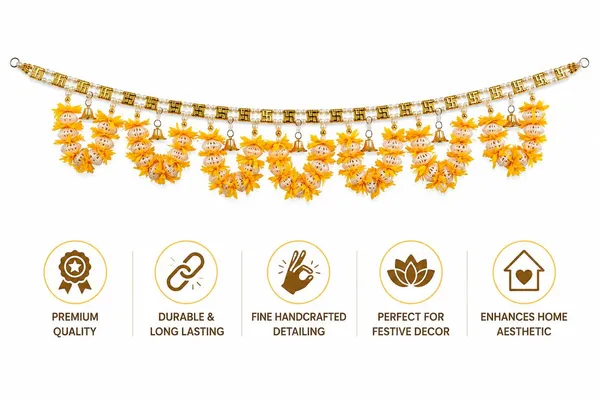 Yellow_Flower_&_Pearl_Beaded_Toran_|_Traditional_Handmade_Door_Hanging_&_Bandhanwar_for_Home_Entrance,_Pooja_&_Festive_Decor