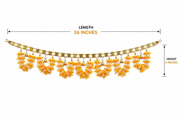 Yellow_Flower_&_Pearl_Beaded_Toran_|_Traditional_Handmade_Door_Hanging_&_Bandhanwar_for_Home_Entrance,_Pooja_&_Festive_Decor