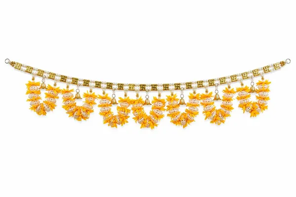 Yellow_Flower_&_Pearl_Beaded_Toran_|_Traditional_Handmade_Door_Hanging_&_Bandhanwar_for_Home_Entrance,_Pooja_&_Festive_Decor