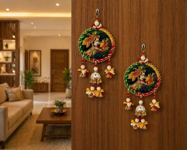SHOPPIX_WORLD_Handcrafted_Radha_Krishna_Wall_Hanging_Decorative_Showpiece_�_Divine_Love_Spiritual_Door_&_Wall_Decor_with_Bells_&_Tassels,_Home_Temple_Decoration_Gift_for_Home,_Office_&_Pooja_Room