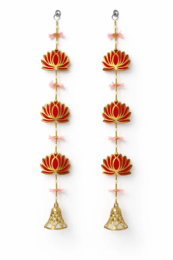 Lotus_Door_Hanging_with_Brass_Bell_Red_Gold_Decorative_Toran_for_Home_Entrance_Pooja_Room_Wall_Decor_Festive_Diwali_Decoration_Traditional_Lotus_Hanging,_Toran_for_Main_Door_(26_Inch)