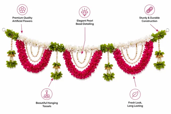 Premium_Artificial_Flower_Toran_with_Pearl_Beads_&_Hanging_Tassels_–_36_Inch_Door_Hanging_for_Home,_Pooja,_Diwali_&_Festive_Decoration