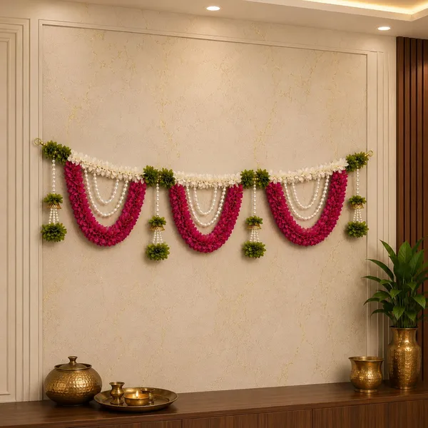 Premium_Artificial_Flower_Toran_with_Pearl_Beads_&_Hanging_Tassels_–_36_Inch_Door_Hanging_for_Home,_Pooja,_Diwali_&_Festive_Decoration