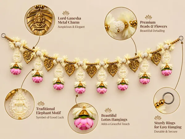 Premium_Ganesha_Lotus_Toran_with_Pearl_Beads_&_Flower_Hangings_–_36_Inch