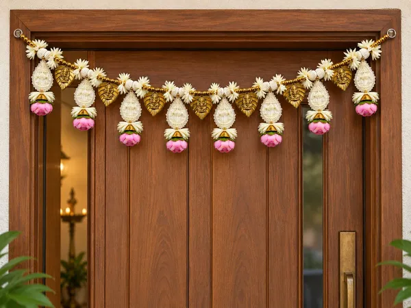 Premium_Ganesha_Lotus_Toran_with_Pearl_Beads_&_Flower_Hangings_–_36_Inch