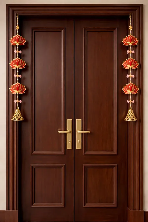 SHOPPIX_WORLD_Lotus_Door_Hanging_with_Brass_Bell_Red_Gold_Decorative_Toran_for_Home_Entrance_Pooja_Room_Wall_Decor_Festive_Diwali_Decoration_Traditional_Lotus_Hanging,_Toran_for_Main_Door_(26_Inch)