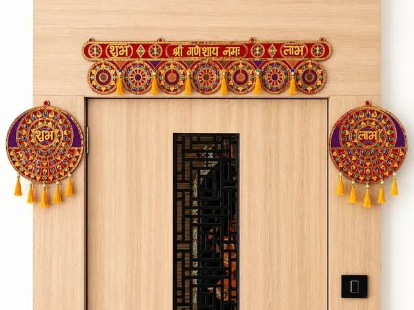 SHOPPIX_WORLD_Shubh_Labh_Door_Toran_for_Main_Door_Entrance,_Shri_Ganeshaya_Namah_Wall_Hanging_for_Diwali_Decoration,_Traditional_Embroidered_Festive_Home_Decor_for_Pooja_Room_&_Mandir_(Multicolor)