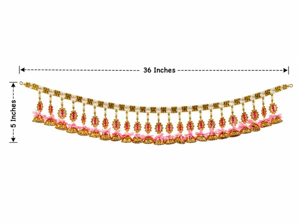Traditional_Pink_Lotus_&_Pearl_Beaded_Toran_|_Handmade_Door_Hanging_&_Bandhanwar_for_Home_Entrance,_Pooja_&_Festive_Decoration_(3_Feet)