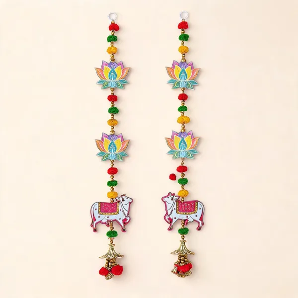 Lotus_And_Cow_Decorative_Latkan_Handmade_Traditional_Ethnic_Hanging_26_Inch_For_Door_Wall_And_Window_Decoration_For_Home_Festivals_Weddings_And_Housewarming_Decor_-_Pack_of_2