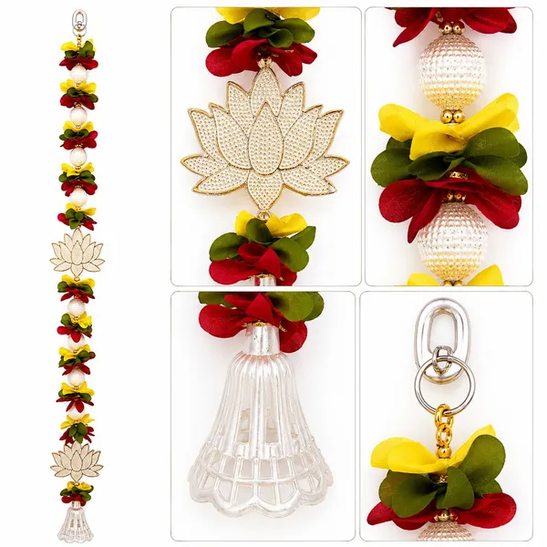 Decorative_Door_Hanging_Toran_for_Main_Entrance_�_Lotus_Design_Floral_Bandarwal_with_Pearl_Beads_&_Tassel,_Festive_Wall_&_Door_Decoration_for_Home,_Pooja,_Diwali,_Housewarming_(Set_of_2)