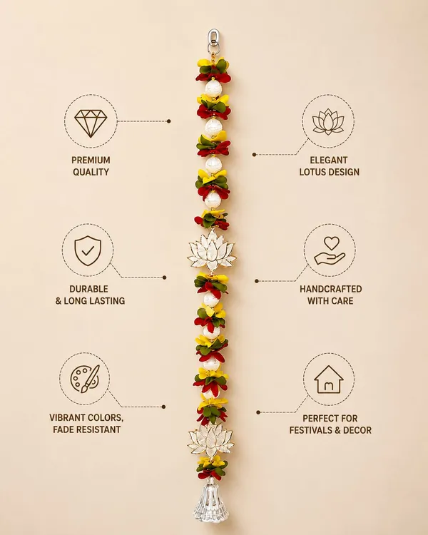Decorative_Door_Hanging_Toran_for_Main_Entrance_�_Lotus_Design_Floral_Bandarwal_with_Pearl_Beads_&_Tassel,_Festive_Wall_&_Door_Decoration_for_Home,_Pooja,_Diwali,_Housewarming_(Set_of_2)