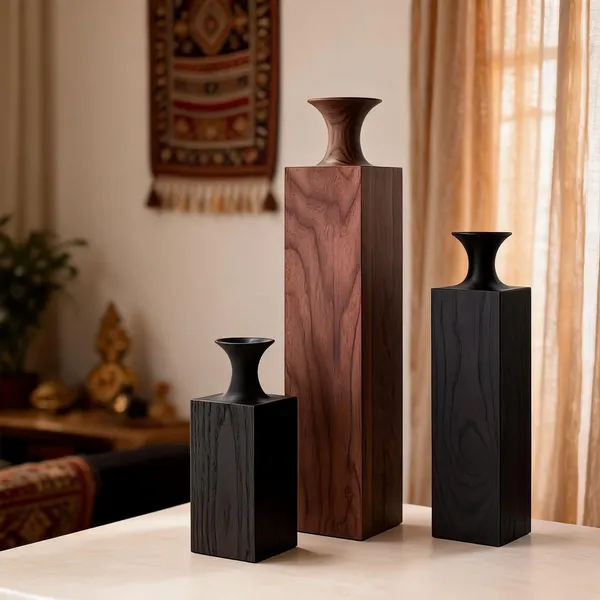 Brown_Mango_Wood_Block_Tower_Decorative_Vase_Set_(Set_Of_3)
