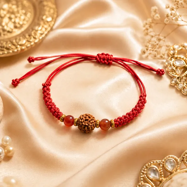 Courage_&_Protection_Rakhi_|_AAA_Carnelian_Crystal_&_Original_Nepali_Rudraksha_Handmade_Rakhi_|_Raksha_Bandhan_Gift_for_Brother