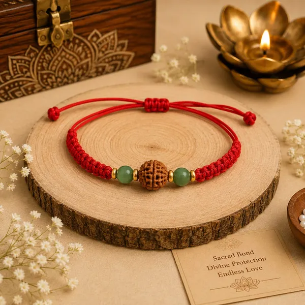 Natural_Green_Aventurine_&_5_Mukhi_Rudraksha_Rakhi__Premium_Handmade_Rakhi