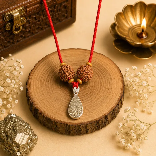 Pyrite_Pendant_with_Double_5_Mukhi_Rudraksha_Beads__Unisex_Spiritual_Jewelry