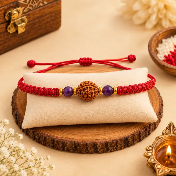 Natural_Amethyst_&_5_Mukhi_Rudraksha_Hand_Band_|Premium_Handmade_Bracelet_/Band