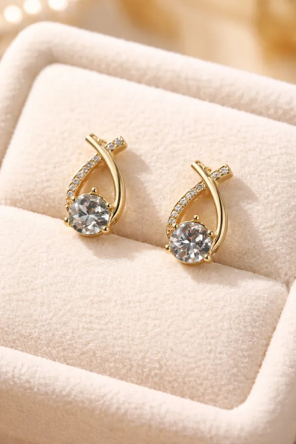 Gold_Alloy_Crystal_Pearl_Stud_Korean_Earrings_For_Women
