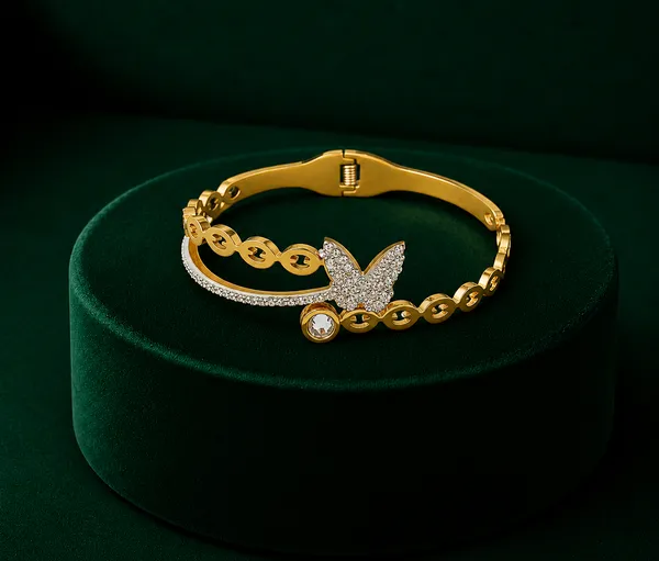 Gold_Alloy_Butterfly_Anti-Tarnish_Kada_Bracelet_For_Women