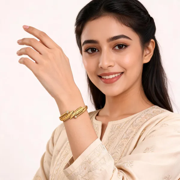 Gold_Alloy_Sleek_Anti-Tarnish_Kada_Bracelet_For_Women