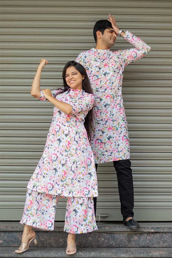 Multicolour_Cotton_Embroidered_Kurta_For_Men