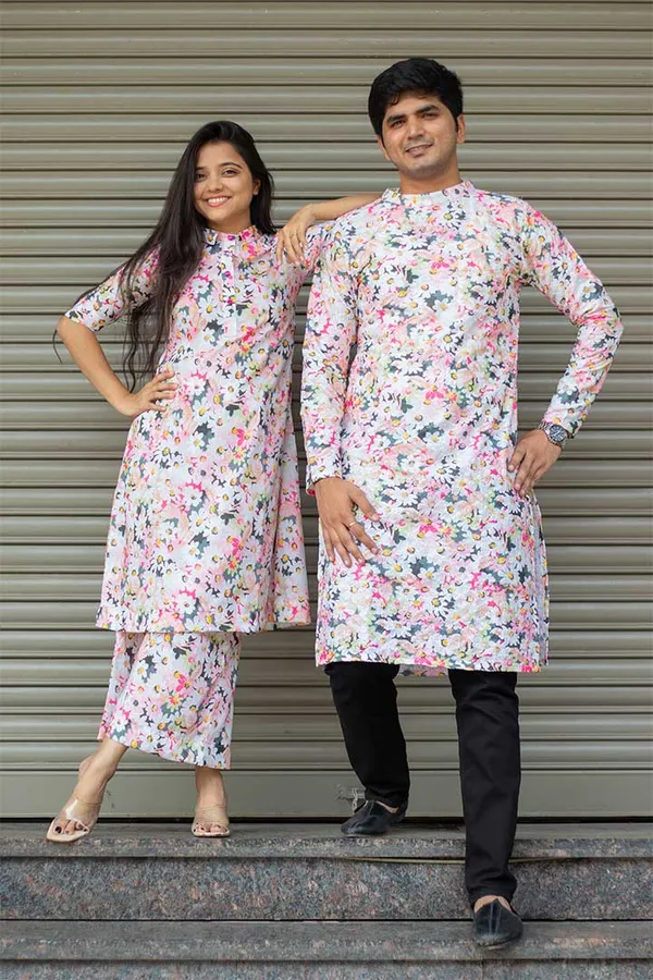 Multicolour_Cotton_Embroidered_Kurta_For_Men